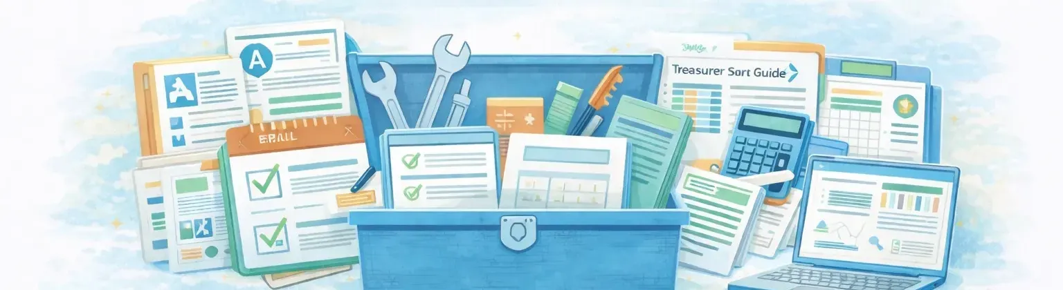 Chapter leader resource toolkit with brand guidelines, event playbooks, financial templates, and AMS how-to guides