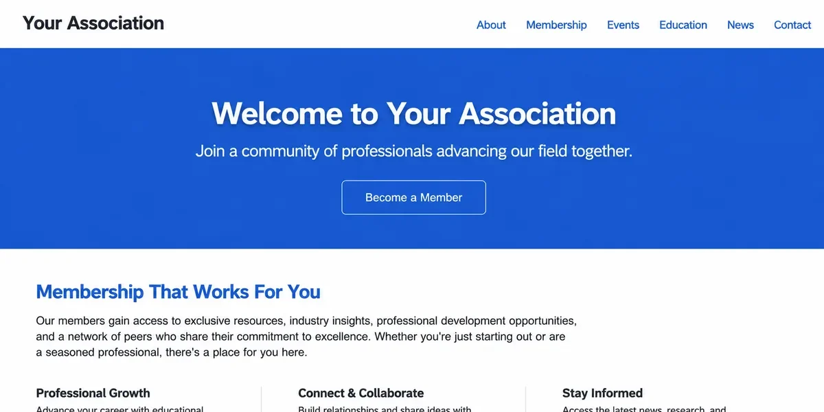 The Cobalt Stock Theme home page in i4a's Theme Manager.